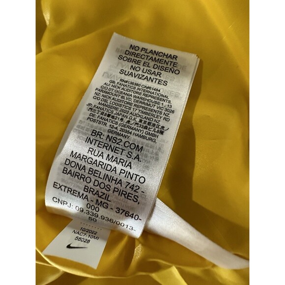 Nike Milwuakee Brewers Navy Yellow Dugout Performance Full Zip Jacket Men's M - Picture 12 of 16